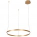 Φωτιστικό Κρεμαστό Φ80cm Στρογγυλό LED 36W 230V 3600lm CCT Dimmable 6095-AB-GD